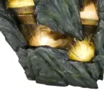 Outdoor Rockery Water Fountain with LED Lights