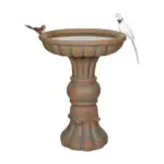 22"H Reinforced Concrete Classical Architectural Style Garden Bird Pond