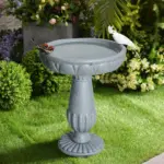 Outdoor Birdbath for Garden and Yard - Concrete Birdbaths to Create a Lively Atmosphere-21.2"H