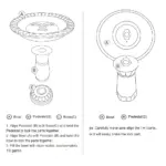 Outdoor Birdbath for Garden and Yard - Concrete Birdbaths to Create a Lively Atmosphere-21.2"H