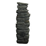 51" High Multi-Tier Cascading Rock Outdoor Water Fountain with LED Lights - Image 4
