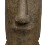 35.6" H Moai-Inspired Easter Island Head Sculpture – Iconic Outdoor Garden & Indoor Decor Statue - Image 6