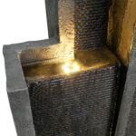 50.7" 4-Tier Modern Cascading Fountain with LED Lights - Indoor/Outdoor Garden Patio Decor - Image 7