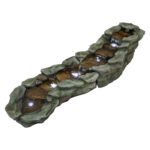 Shale Stream Outdoor Fountain with LED Lights for Garden-83.4"L - Image 3