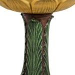 24.4" Sunflower Shaped Garden Birdbath – Decorative Fiber Reinforced Concrete Water Feature - Image 4