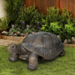 Fiber Concrete Turtles Garden Decoration-29.5"L